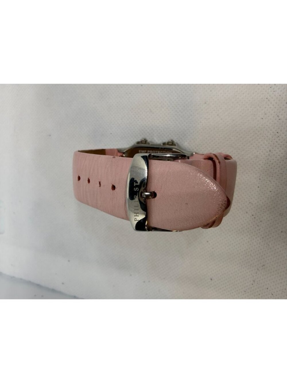 Philip Stein Teslar Women Dual Dial White Roman Pink Leather Bracelet Watch - Picture 12 of 13